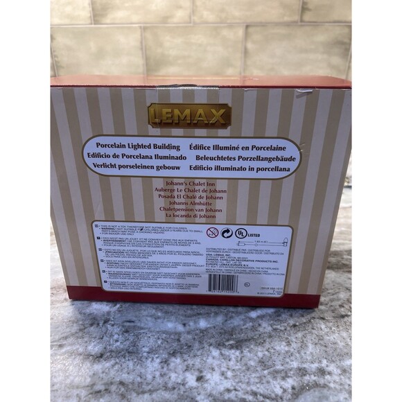 Lemax Vail Village  Johann’s Chalet-Inn Porcelain Village 2011 Chalet Inn RARE - Picture 13 of 15